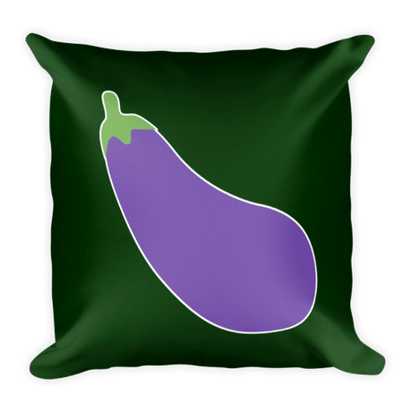 Eggplant Emoji (Pillow)-Pillow-Swish Embassy