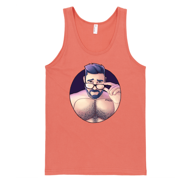 Hunky Nerd (Tank)-Tank Top-Swish Embassy