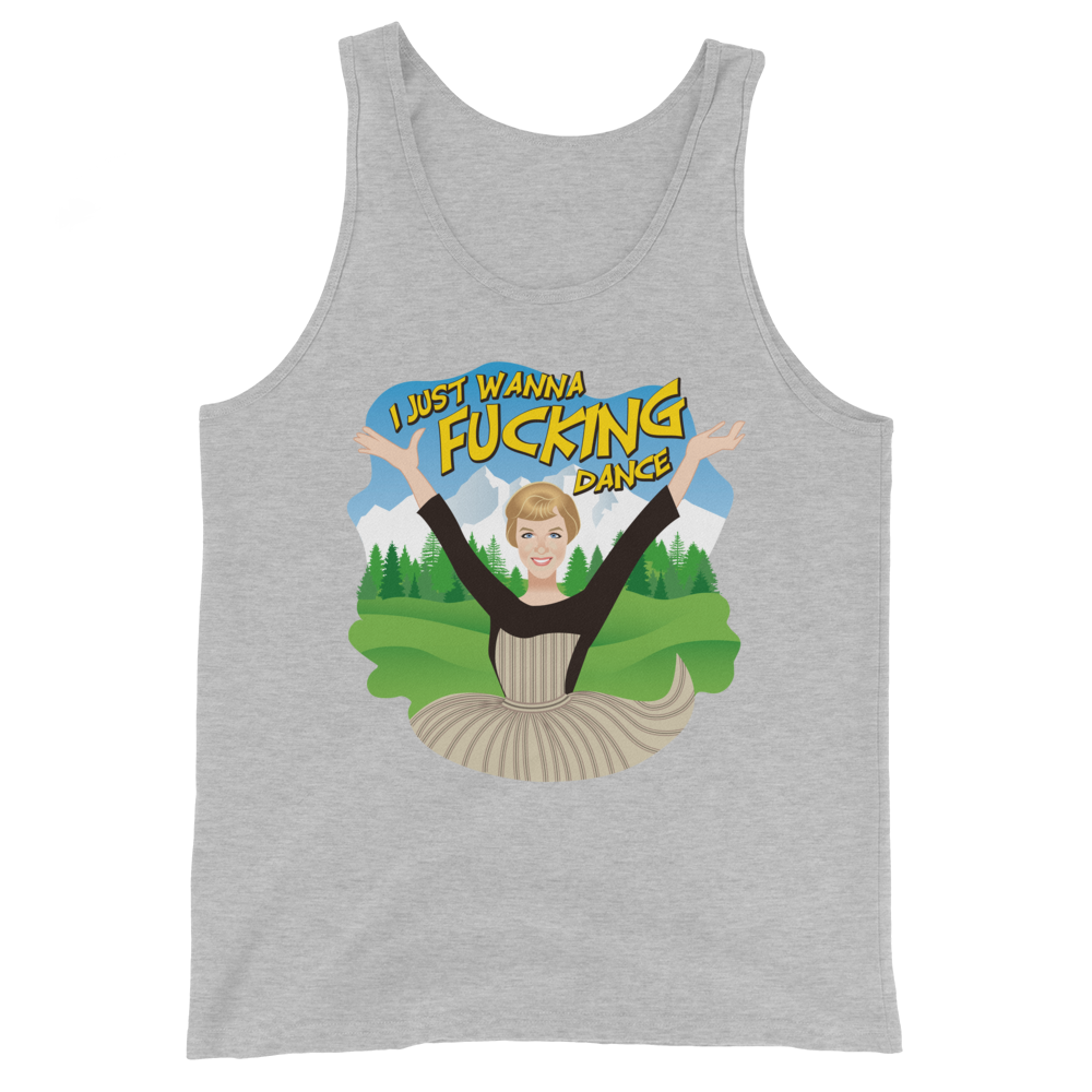 I Just Wanna F*cking Dance (Tank Top)-Tank Top-Swish Embassy