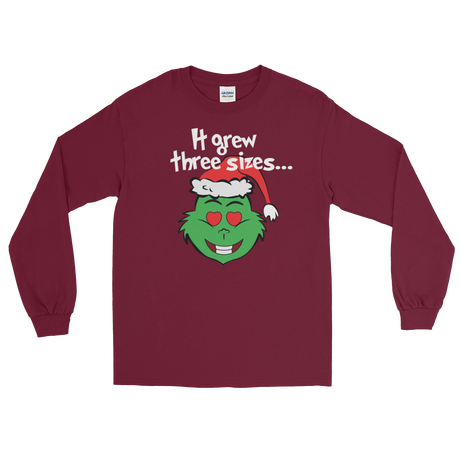 It Grew Three Sizes (Long Sleeve)-Long Sleeve-Swish Embassy
