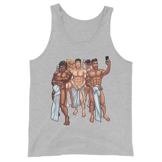 Locker Room Selfie (Tank Top)-Tank Top-Swish Embassy