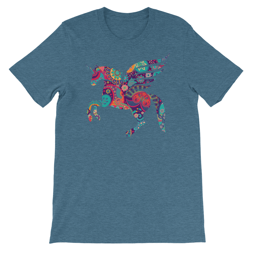 Paisley Pegacorn-T-Shirts-Swish Embassy