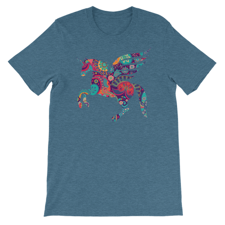 Paisley Pegacorn-T-Shirts-Swish Embassy