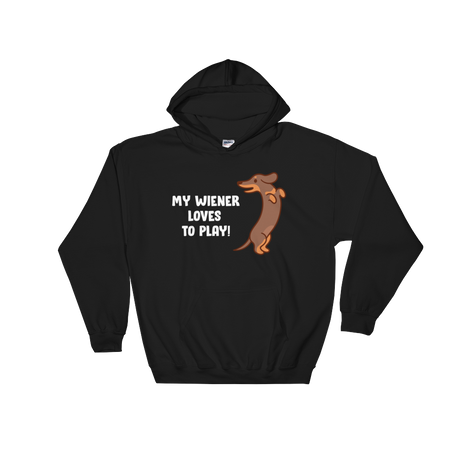 Playful Wiener (Hoodie)-Hoodie-Swish Embassy