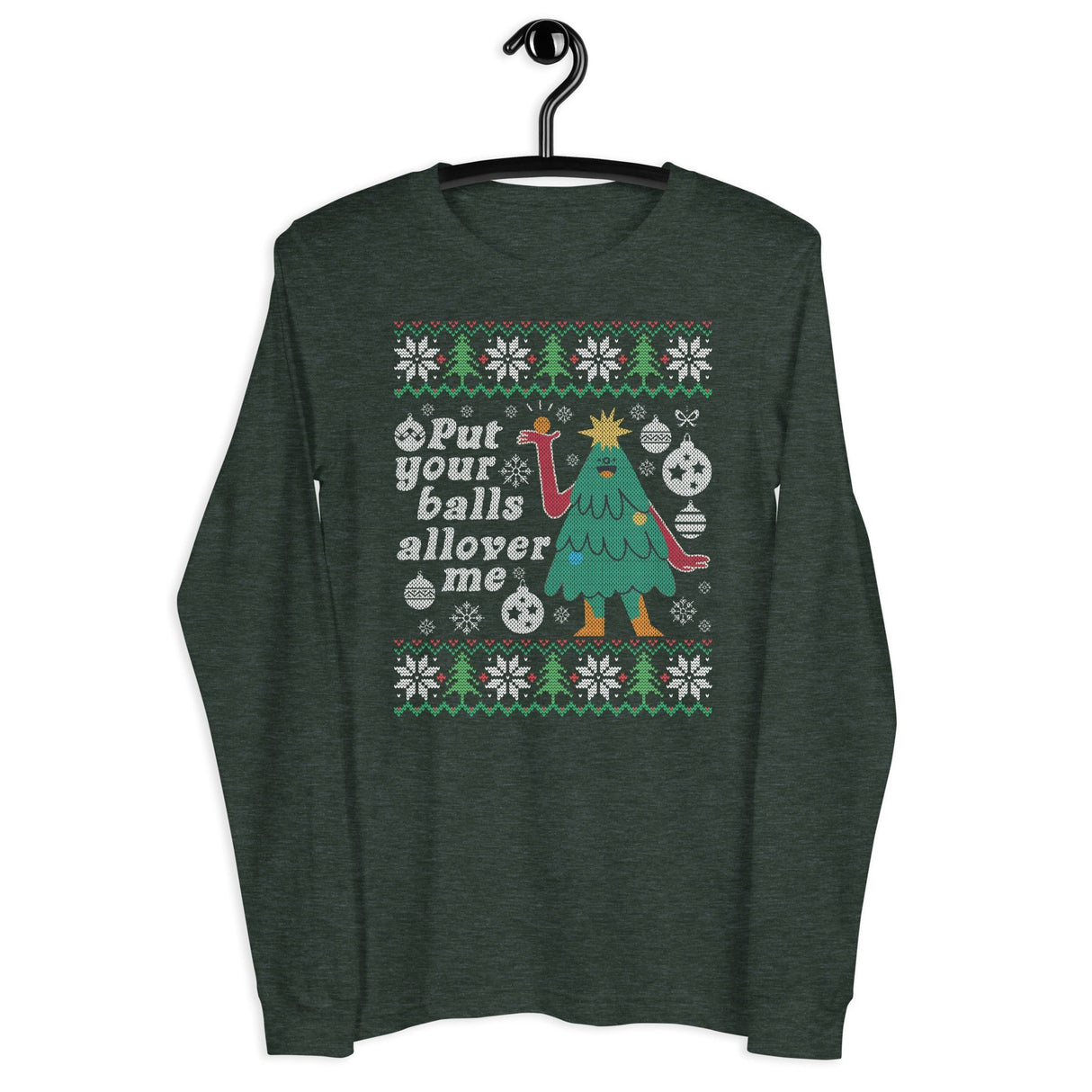 Put Your Balls (Ugly Christmas)-Christmas T-Shirts-Swish Embassy