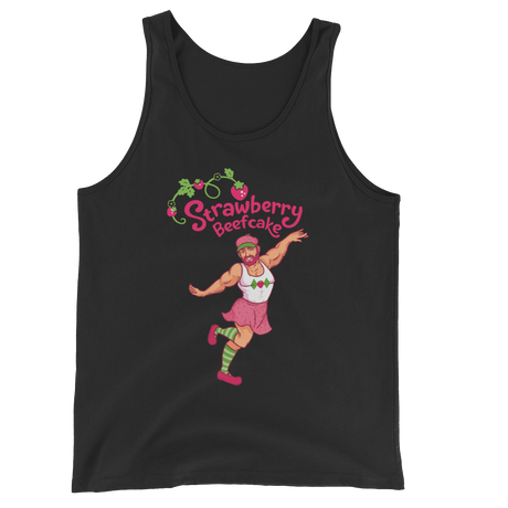 Strawberry Beefcake (Tank Top)-Tank Top-Swish Embassy