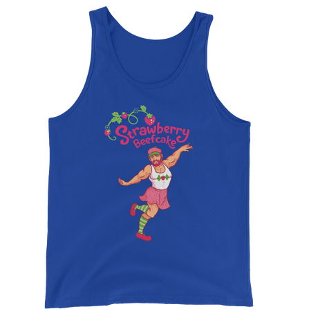 Strawberry Beefcake (Tank Top)-Tank Top-Swish Embassy