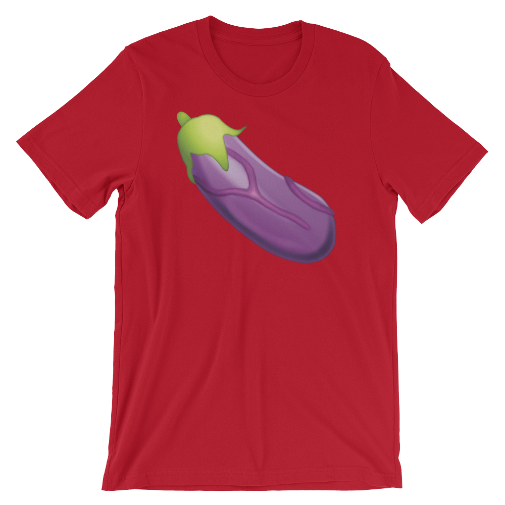 Veiny Eggplant Emoji-T-Shirts-Swish Embassy