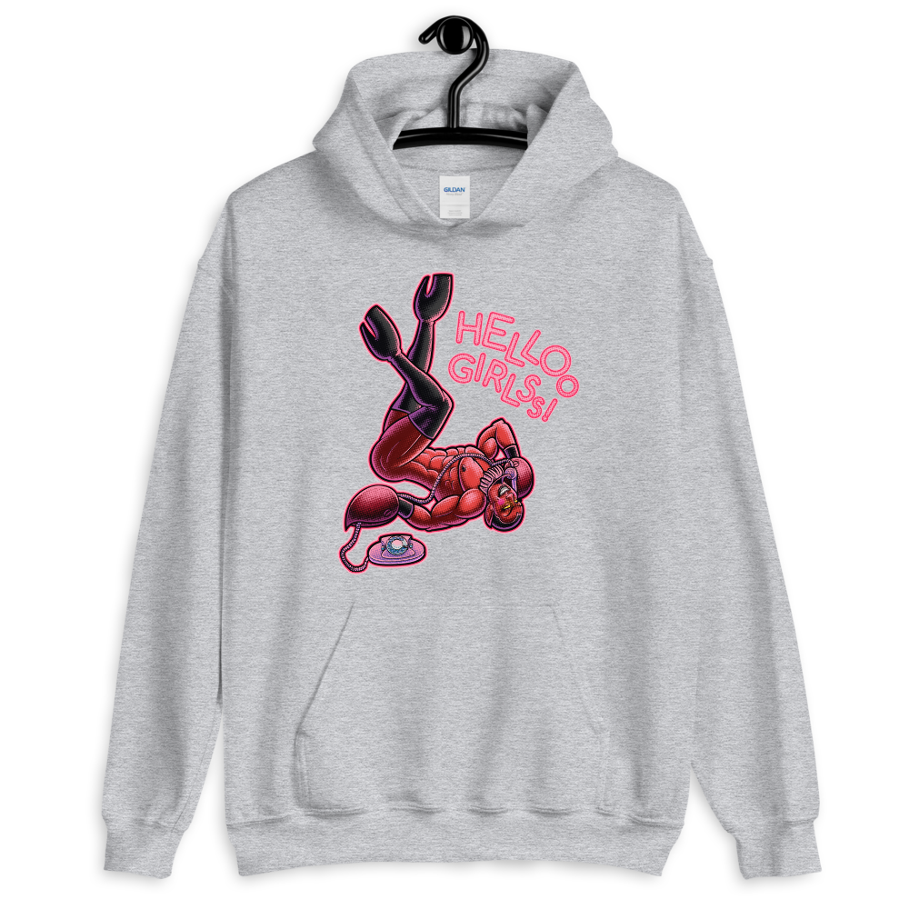 Helloo Girlss! (Hoodie)-Hoodie-Swish Embassy