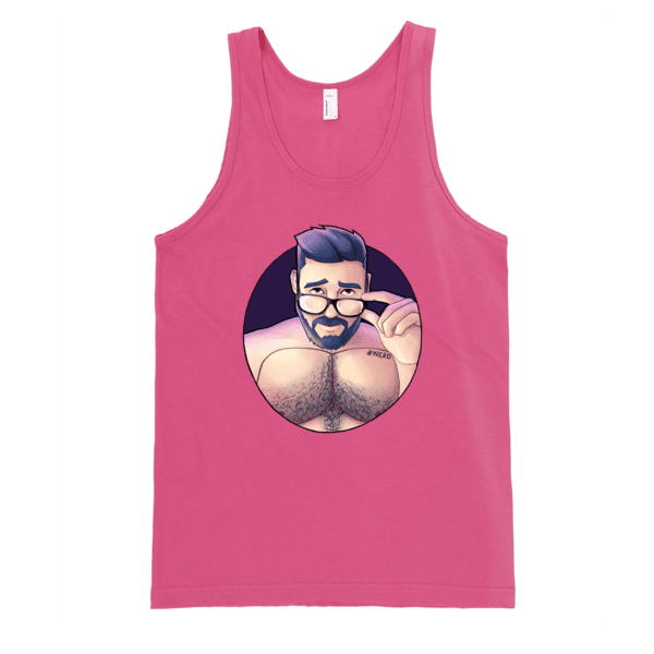 Hunky Nerd (Tank)-Tank Top-Swish Embassy