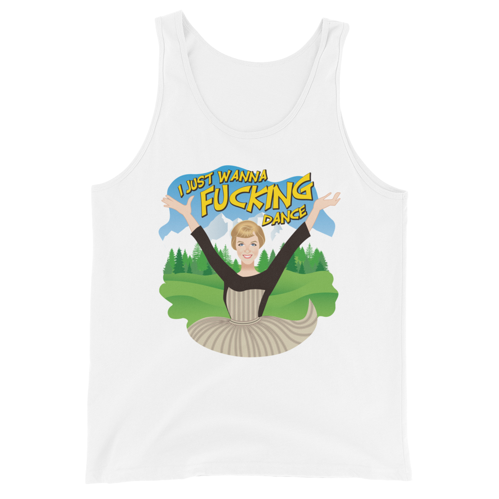 I Just Wanna F*cking Dance (Tank Top)-Tank Top-Swish Embassy