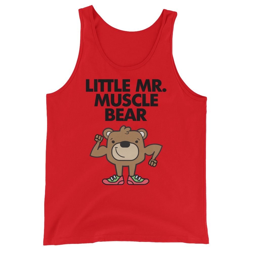 Little Mr. Muscle Bear (Tank Top)-Tank Top-Swish Embassy