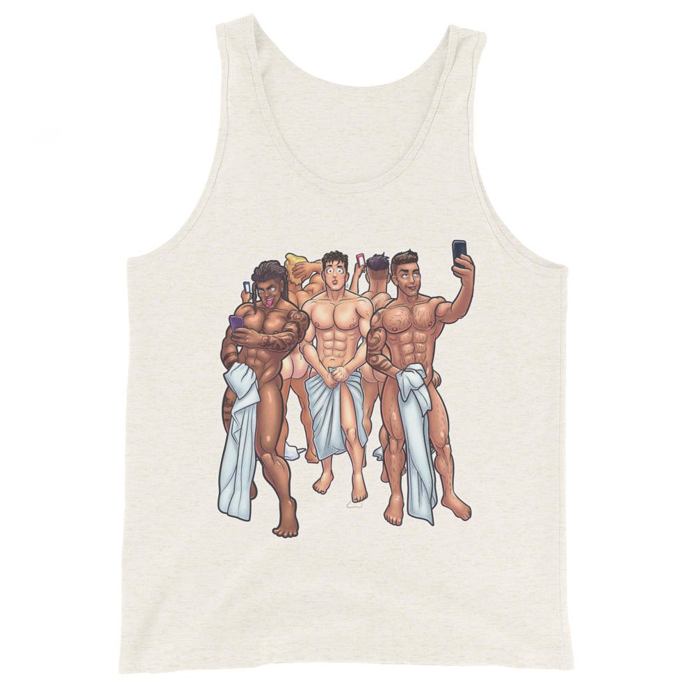 Locker Room Selfie (Tank Top)-Tank Top-Swish Embassy