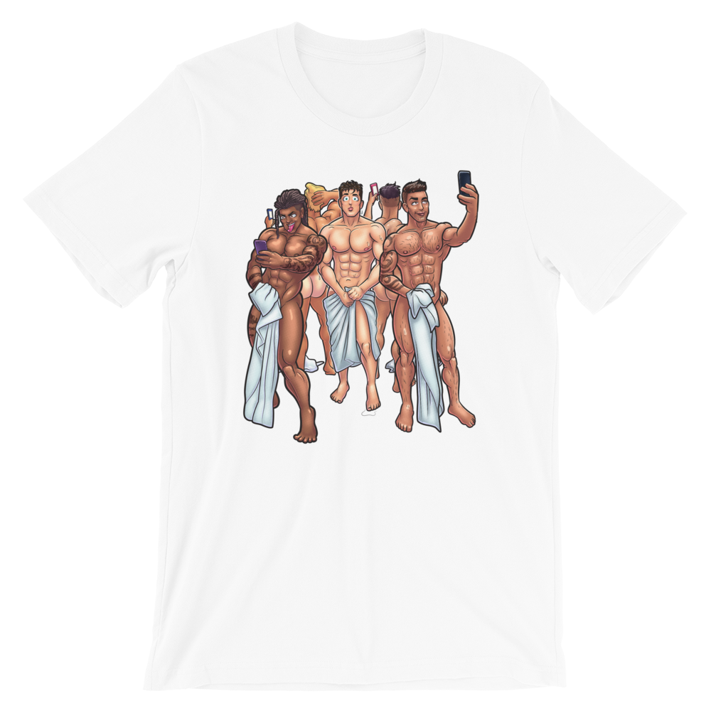 Locker Room Selfie-T-Shirts-Swish Embassy