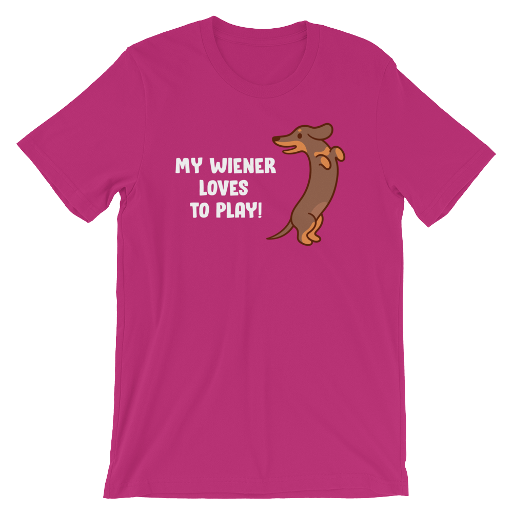 Playful Wiener-T-Shirts-Swish Embassy