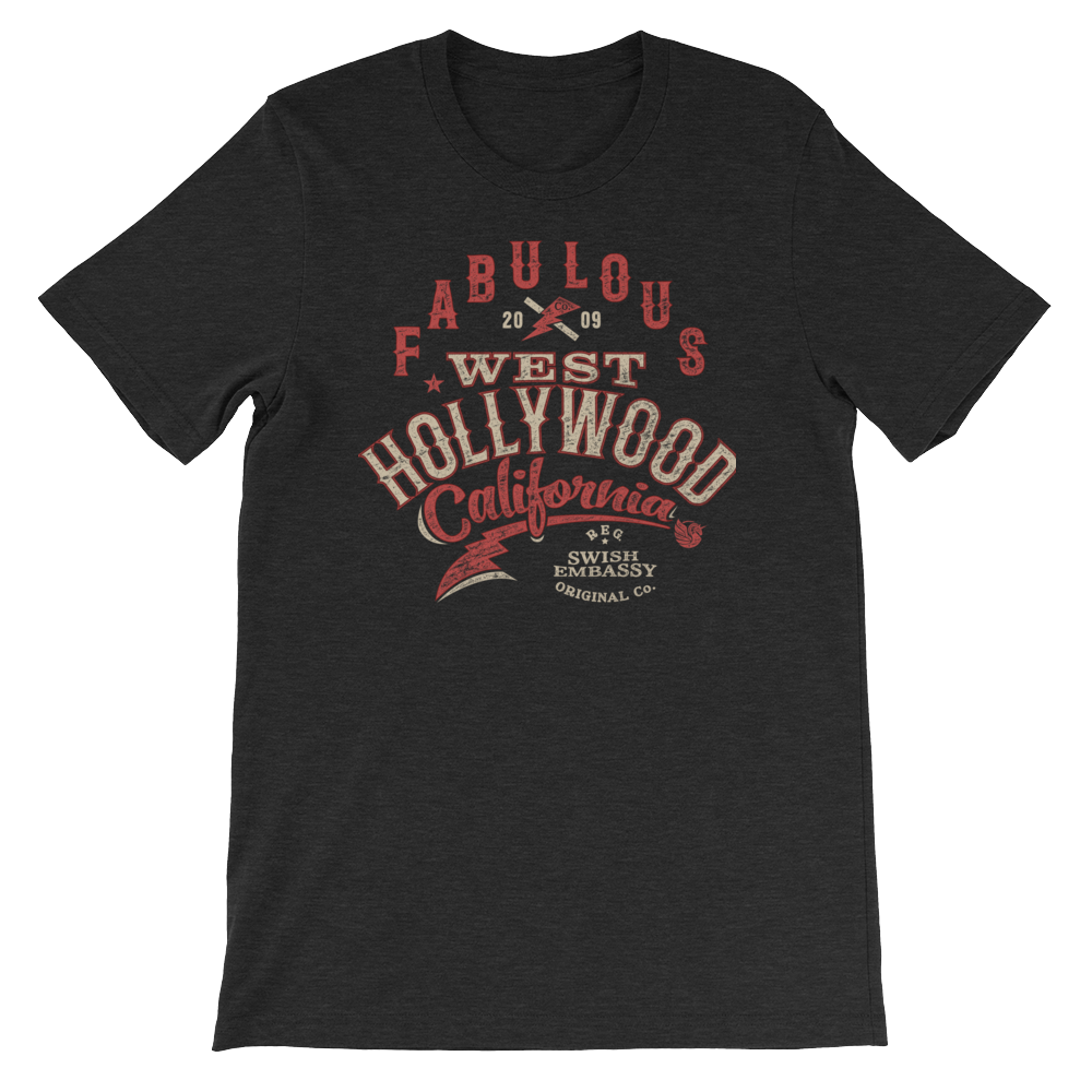 Retro West Hollywood-T-Shirts-Swish Embassy