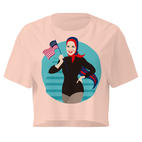 Staunch (Crop Top) - Pale Pink