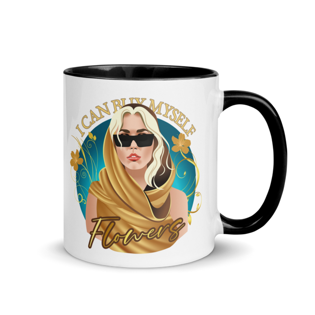 Flowers (Mug) - Black