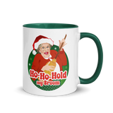 Ho Ho Hold My Broom (Mug) - Dark Green