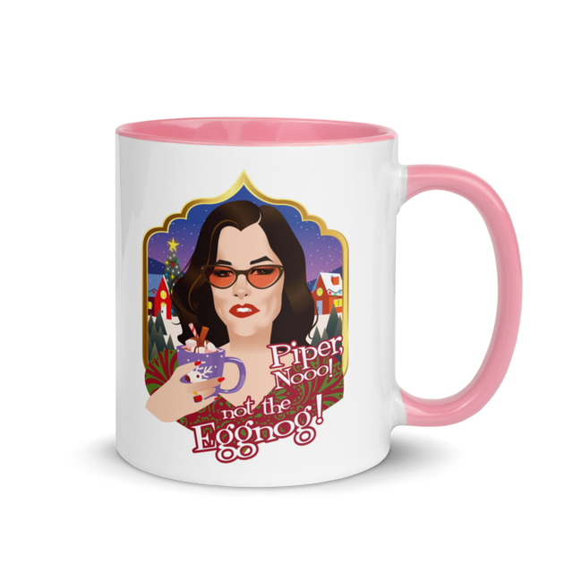 Piper Not the Eggnog! (Mug) - Pink