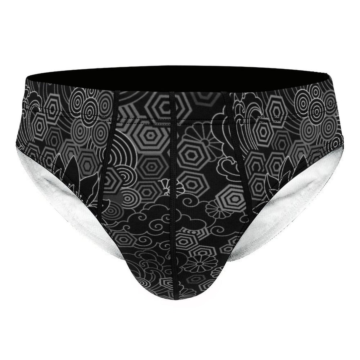180gsm Milk Silk Men's Briefs(All-Over Printing)-Swish Embassy