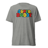 Super Daddy (Triblend) - Athletic Grey Triblend