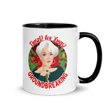 Tinsel for Xmas? Groundbreaking (Mug) - Black