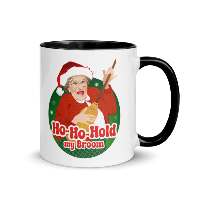 Ho Ho Hold My Broom (Mug) - Black