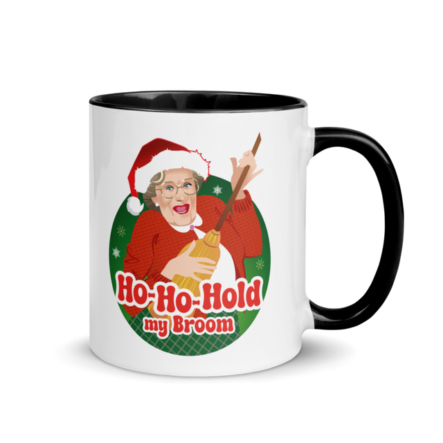 Ho Ho Hold My Broom (Mug) - Black