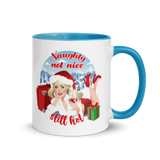 Naughty Not Nice (Mug) - Blue