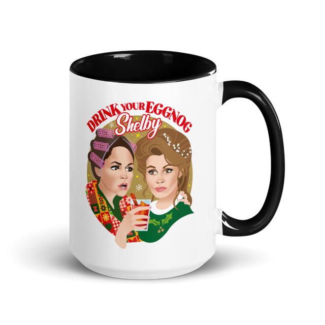 Drink Your Eggnog Shelby (Mug) - Black