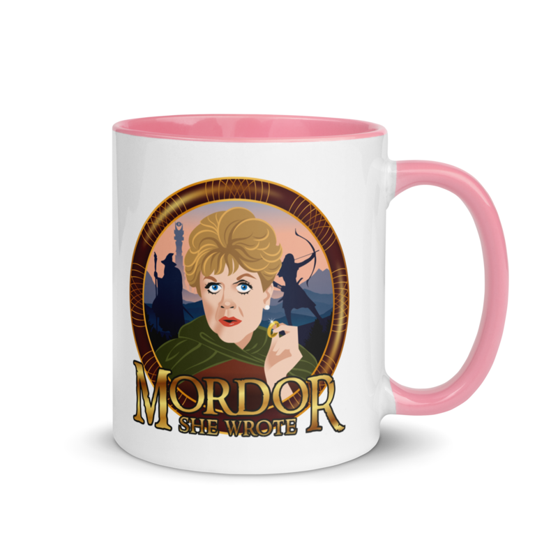 Mordor She Wrote (Mug) - Pink