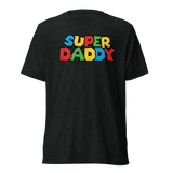 Super Daddy (Triblend) - Charcoal-Black Triblend