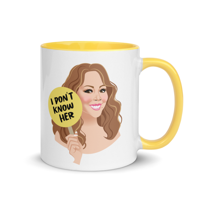 I Don't Know Her (Mug) - Yellow