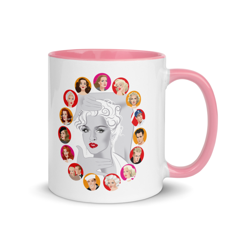 Dietrich and DiMaggio (Mug) - Pink