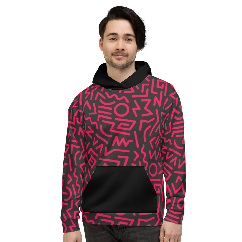 80s Statement (Allover Hoodie)-Allover Hoodie-Swish Embassy