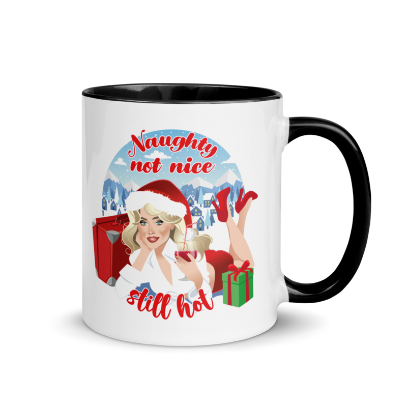 Naughty Not Nice (Mug) - Black