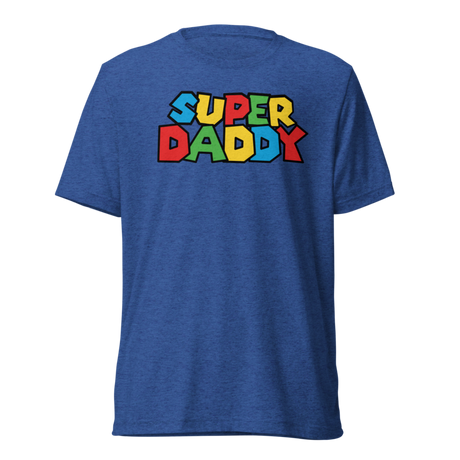 Super Daddy (Triblend) - True Royal Triblend