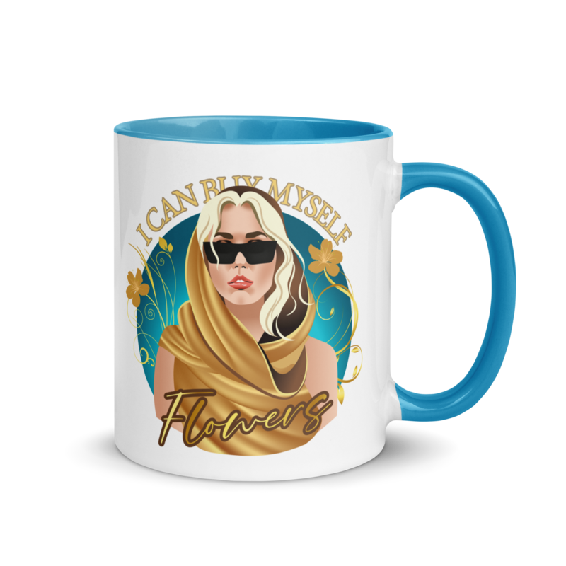 Flowers (Mug) - Blue