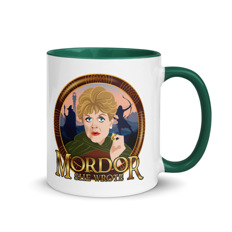 Mordor She Wrote (Mug) - Dark Green