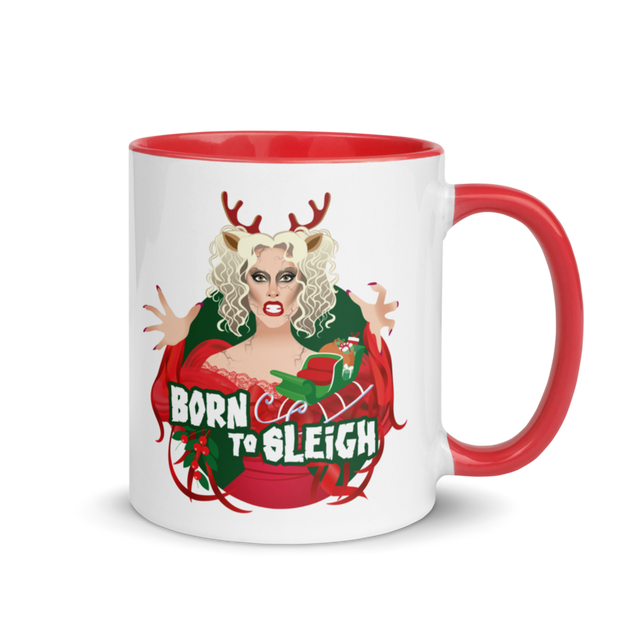 Born to Sleigh (Mug) - Red