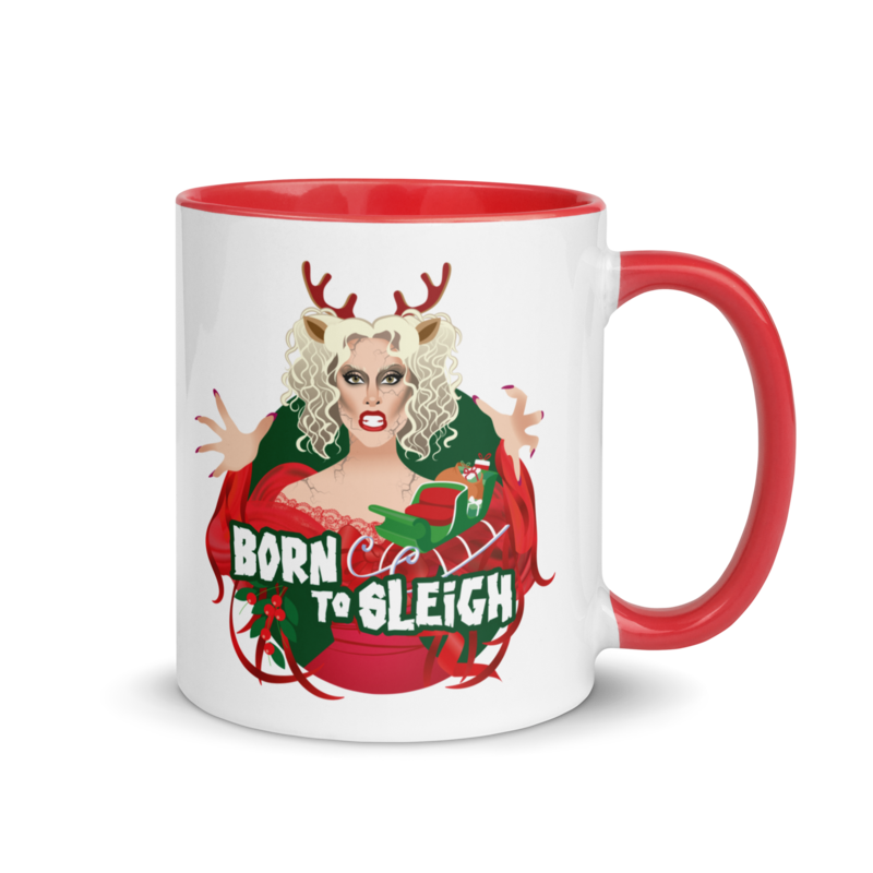 Born to Sleigh (Mug) - Red