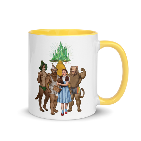 Lions and Otters and Bears, Oh my! (Mug) - Yellow