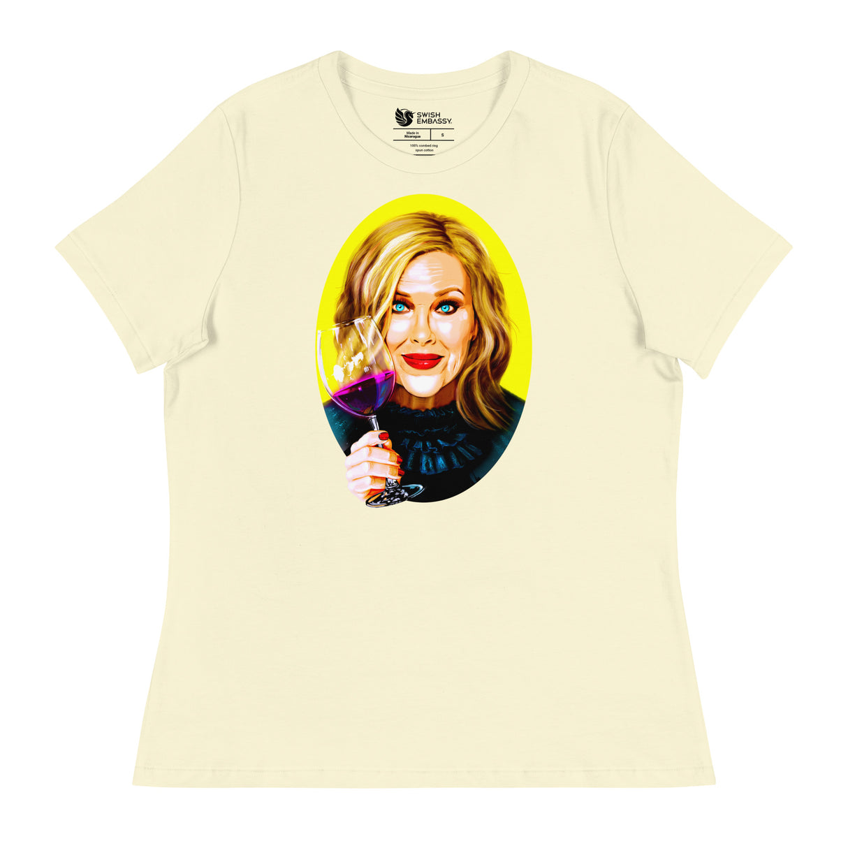 A Lotta Bit Chardonnay (Women's Relaxed T-Shirt)-Women's T-Shirts-Swish Embassy