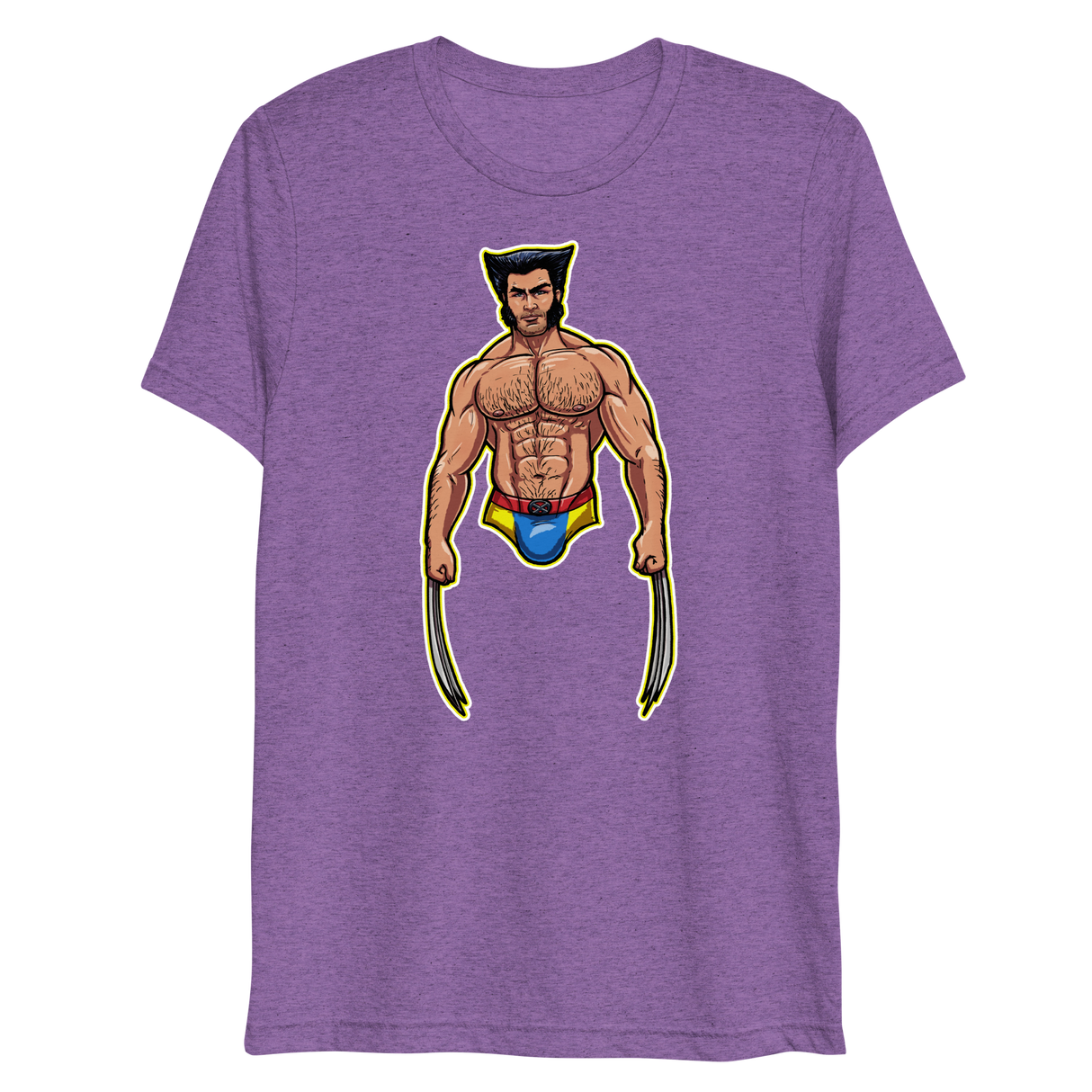 Adamantium Hands (Triblend)-Triblend T-Shirt-Swish Embassy