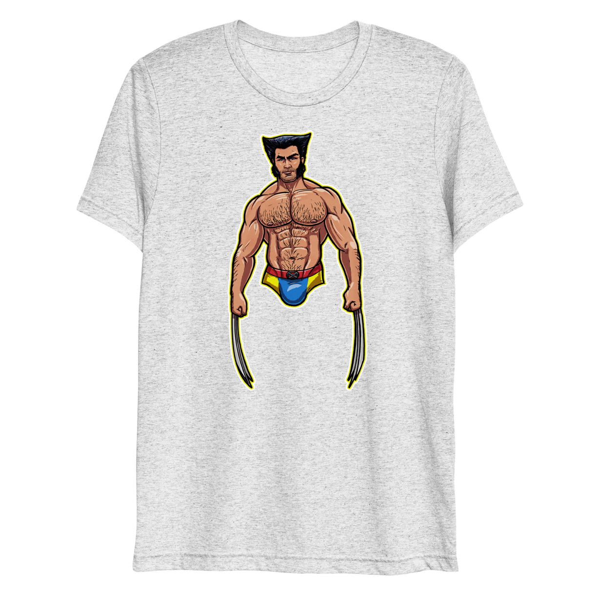 Adamantium Hands (Triblend)-Triblend T-Shirt-Swish Embassy