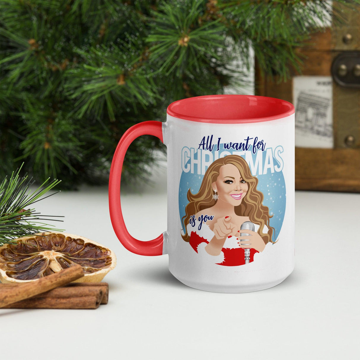 All I Want (Christmas Mug)-Mugs-Swish Embassy