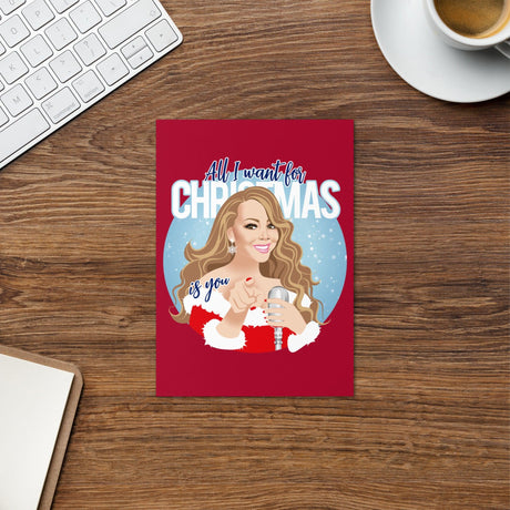 All I Want (Greeting card)-Christmas Card-Swish Embassy