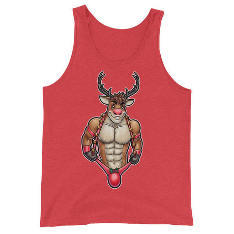 All the Reindeer Loved Him (Tank Top)-Christmas Tank Tops-Swish Embassy