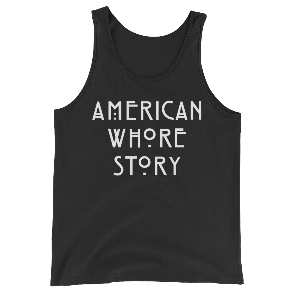 American Whore Story (Tank Top)-Halloween Tank-Swish Embassy